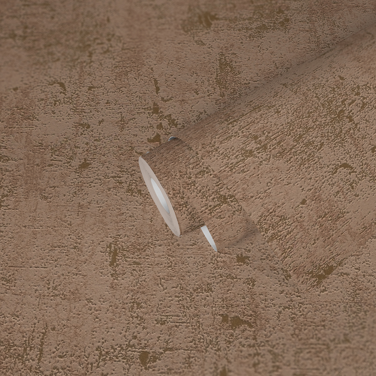 Papier peint Faux Uni Vintage vieux rose cuivré - Jade 2 d'A.S. Création AMB3 | Réf. AS-395146