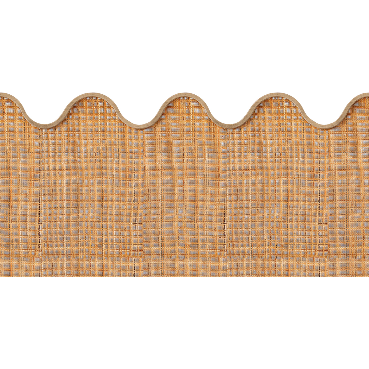 Papier peint Soubassement Vague Tissage Naturel S marron - Reliefs de Casélio | Réf. RLF106212014