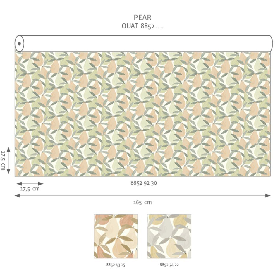 Tissu Poire Enfant rose nude - Once Upon A Time de Casadéco | Réf. OUAT88524315
