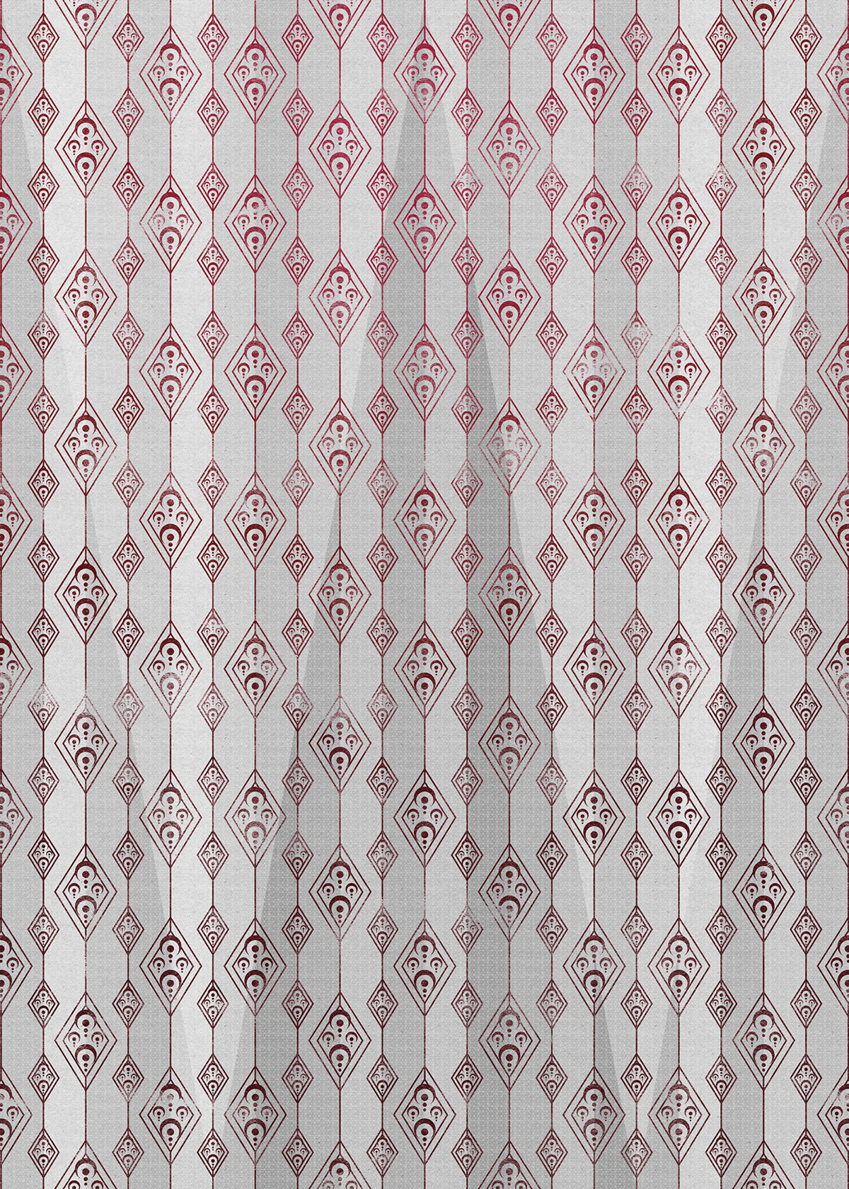 Papier peint panoramique géométrie Art Déco Osiris - Papier peint Komar Heritage