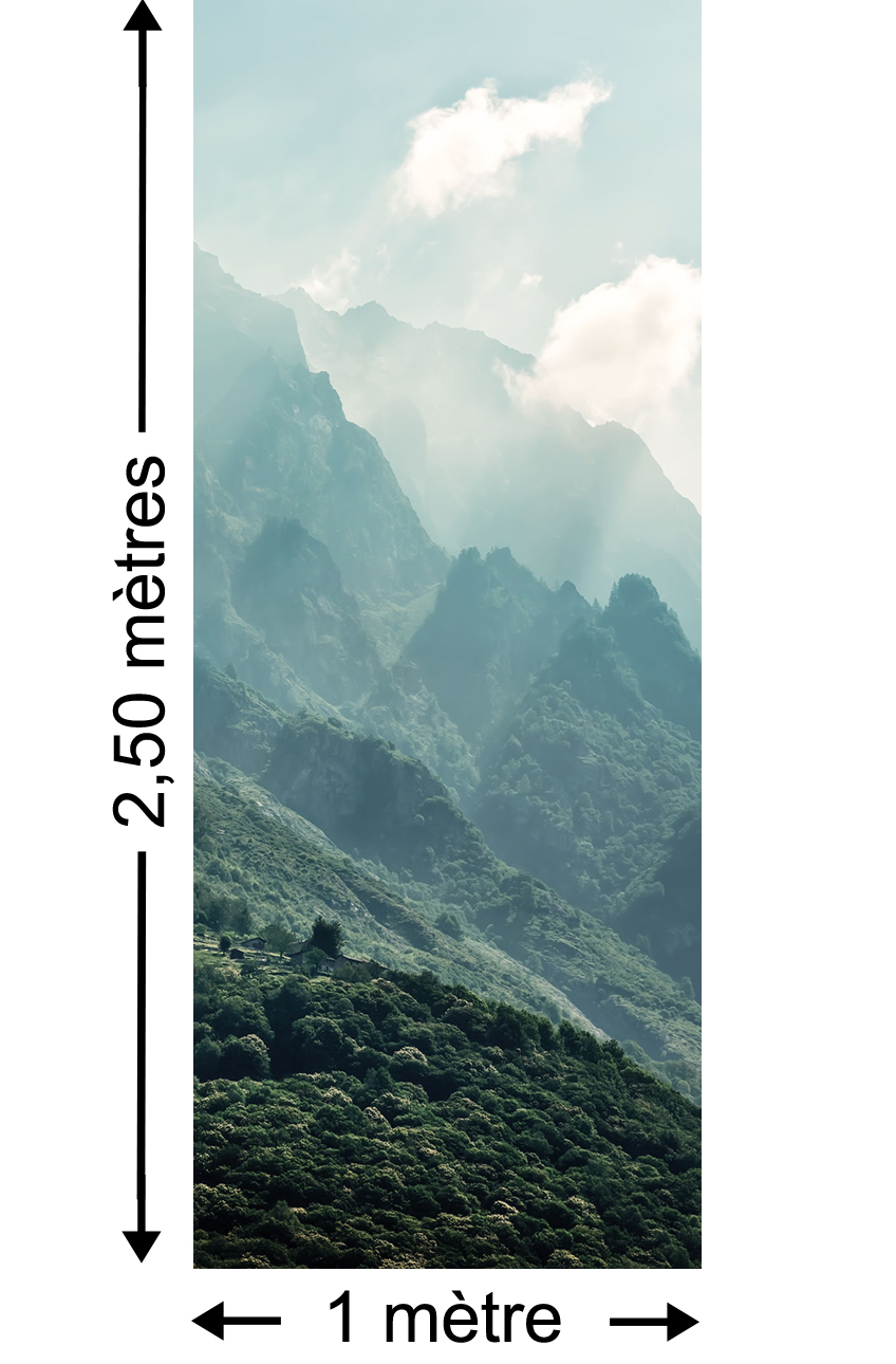 Papier peint paysage The Summit Panel - Papier peint lé unique Komar