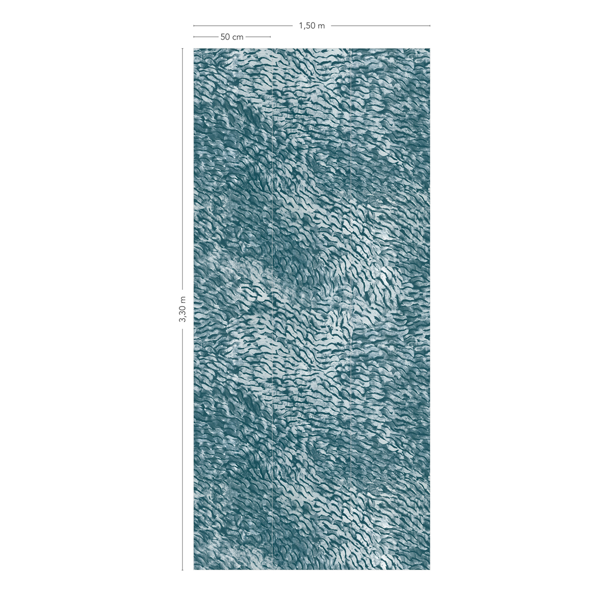 Papier peint panoramique Cascade Paon 1/2/3 - Isidore Leroy AMB1