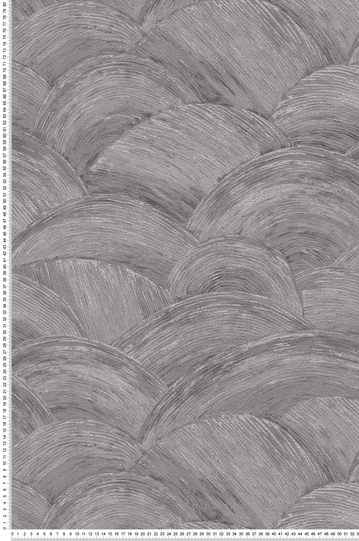 Papier peint Vagues Zoé gris argenté - Metropolitan Stories 3 d'A.S. Création | Réf. AS-391053
