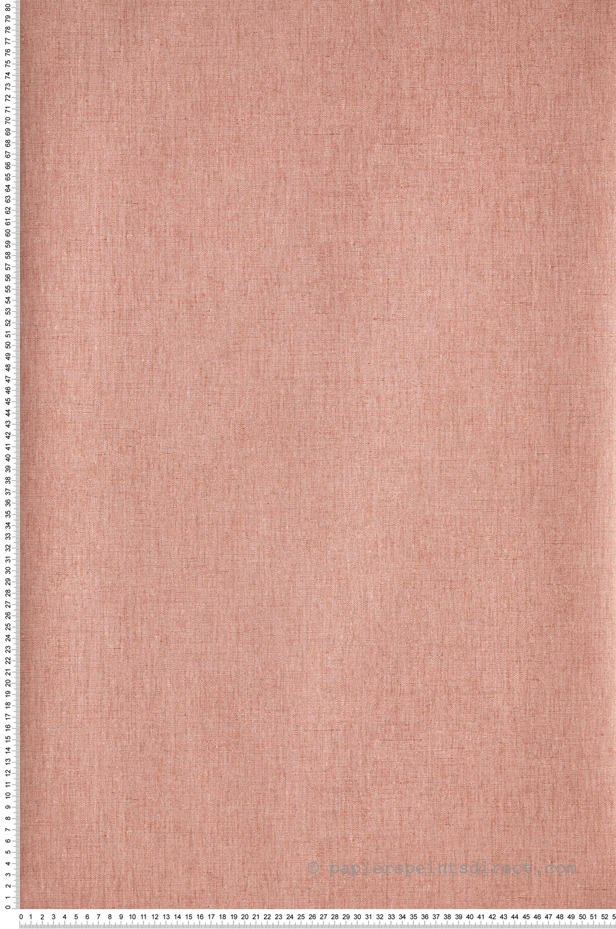 Papier peint Uni lisse effet lin rose cuivré - Dream Garden de Casélio | Réf. DGN100604209