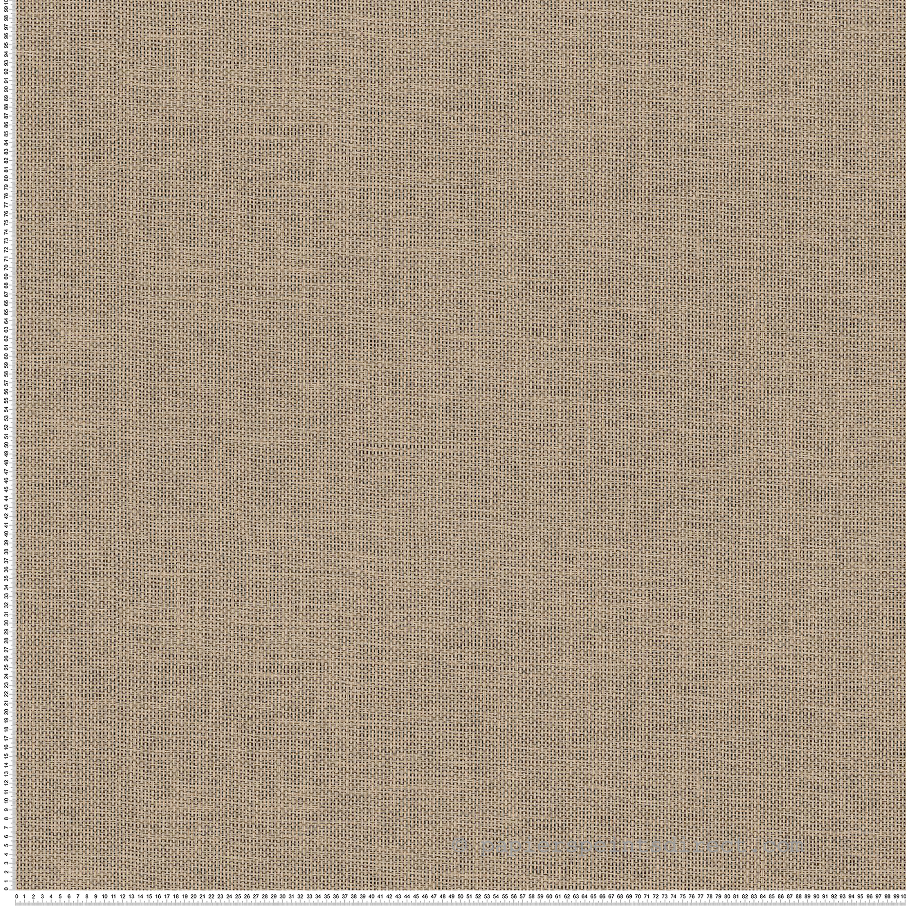 Papier peint Effet Toile Tissée Vannora ficelle doré - Tressora de Casamance | Réf. CAS-76921834
