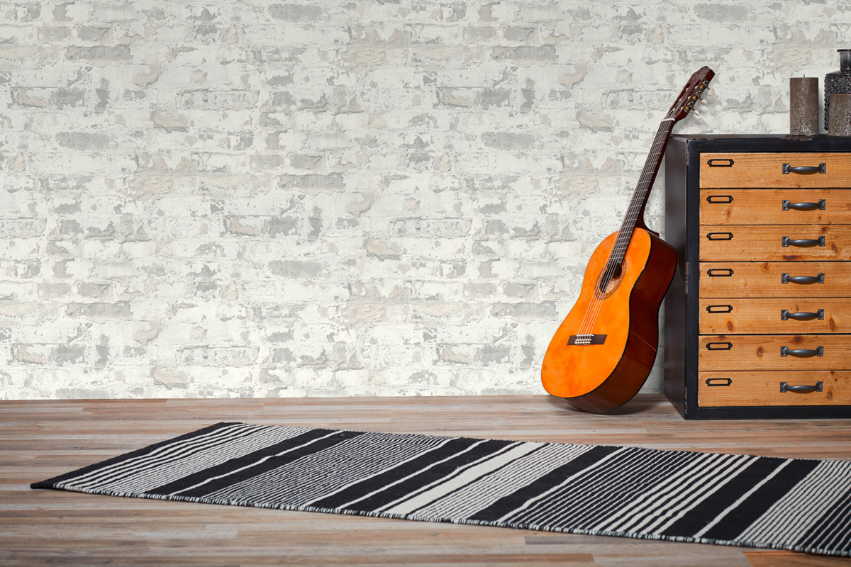 Papier peint Brique Usée gris - Elements 2 d'A.S. Création | Réf. AS-369293