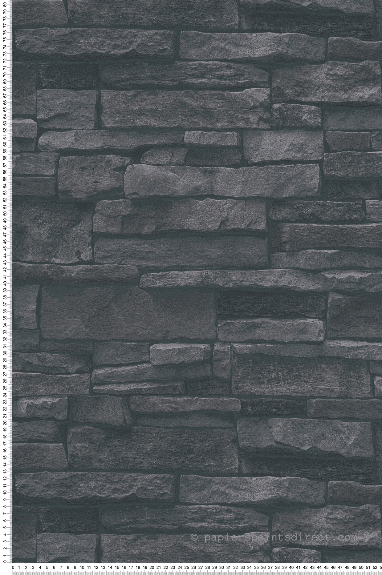 Papier peint Mur de Pierre Plate noir - Elements 2 d'A.S. Création | Réf. AS-388134