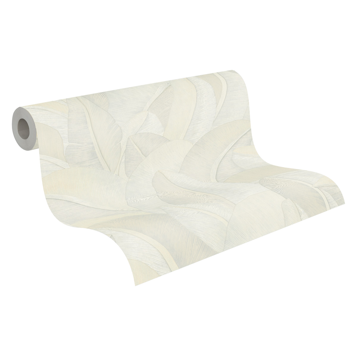 Papier peint Feuillage Graphique blanc - Vibes & Styles d'A.S. Création AMB7| Réf. AS-790396