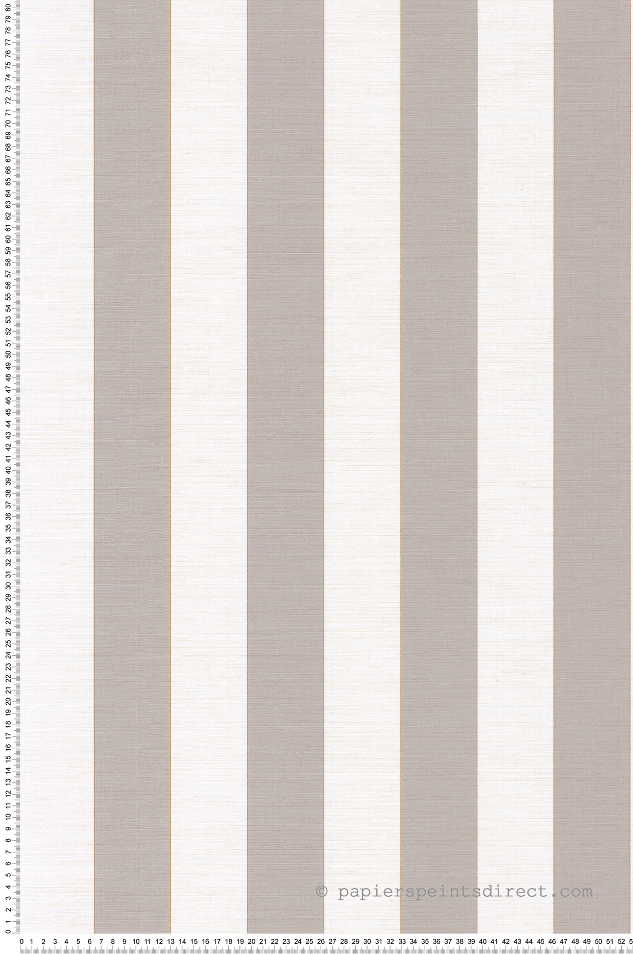 Papier peint Rayure Stripe gris - Five o'clock de Casadeco | Réf. FOCL85831358