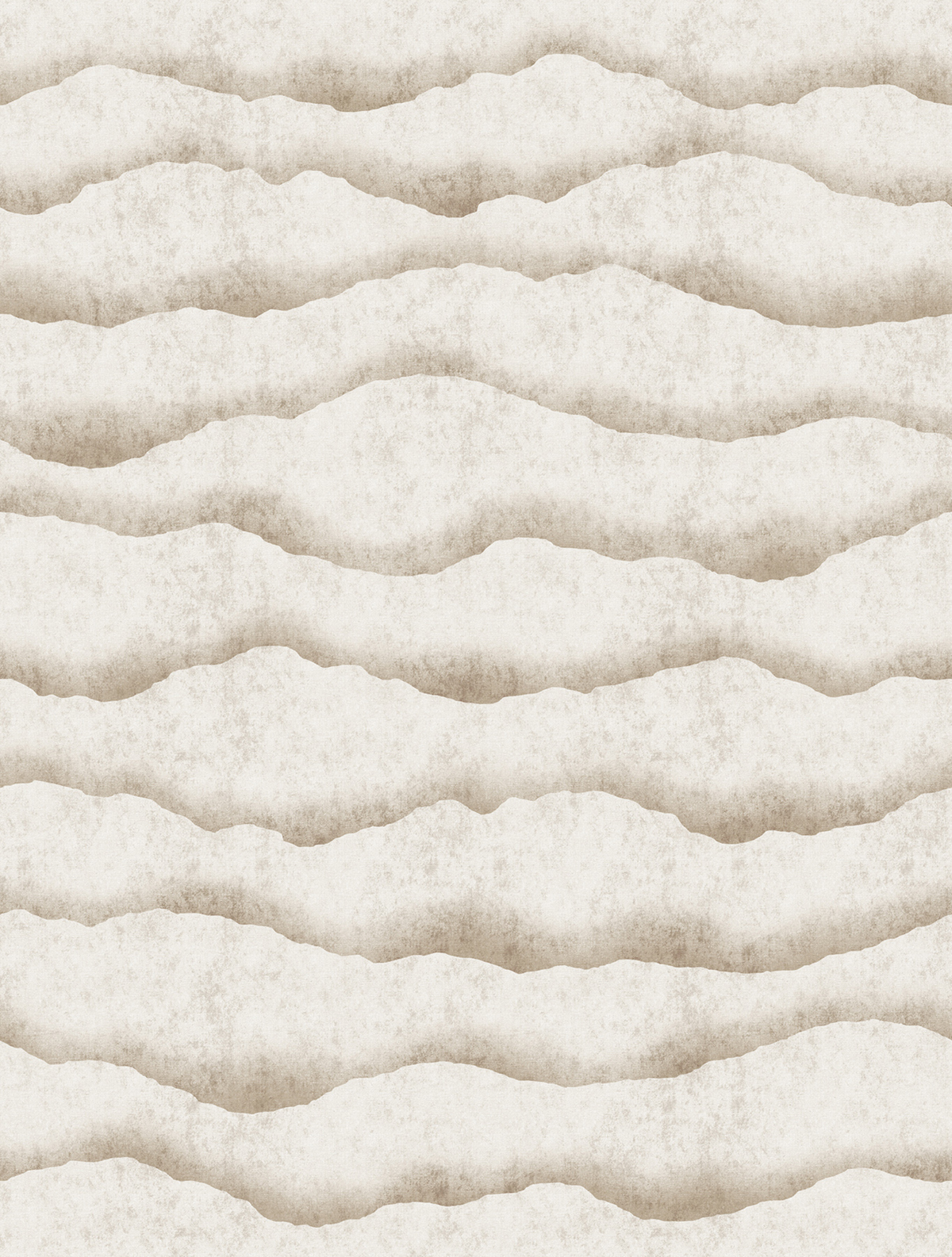 Papier peint panoramique Vague Sable grège - Panorama 2 de Lutèce | Réf. LTC-PAN1782C