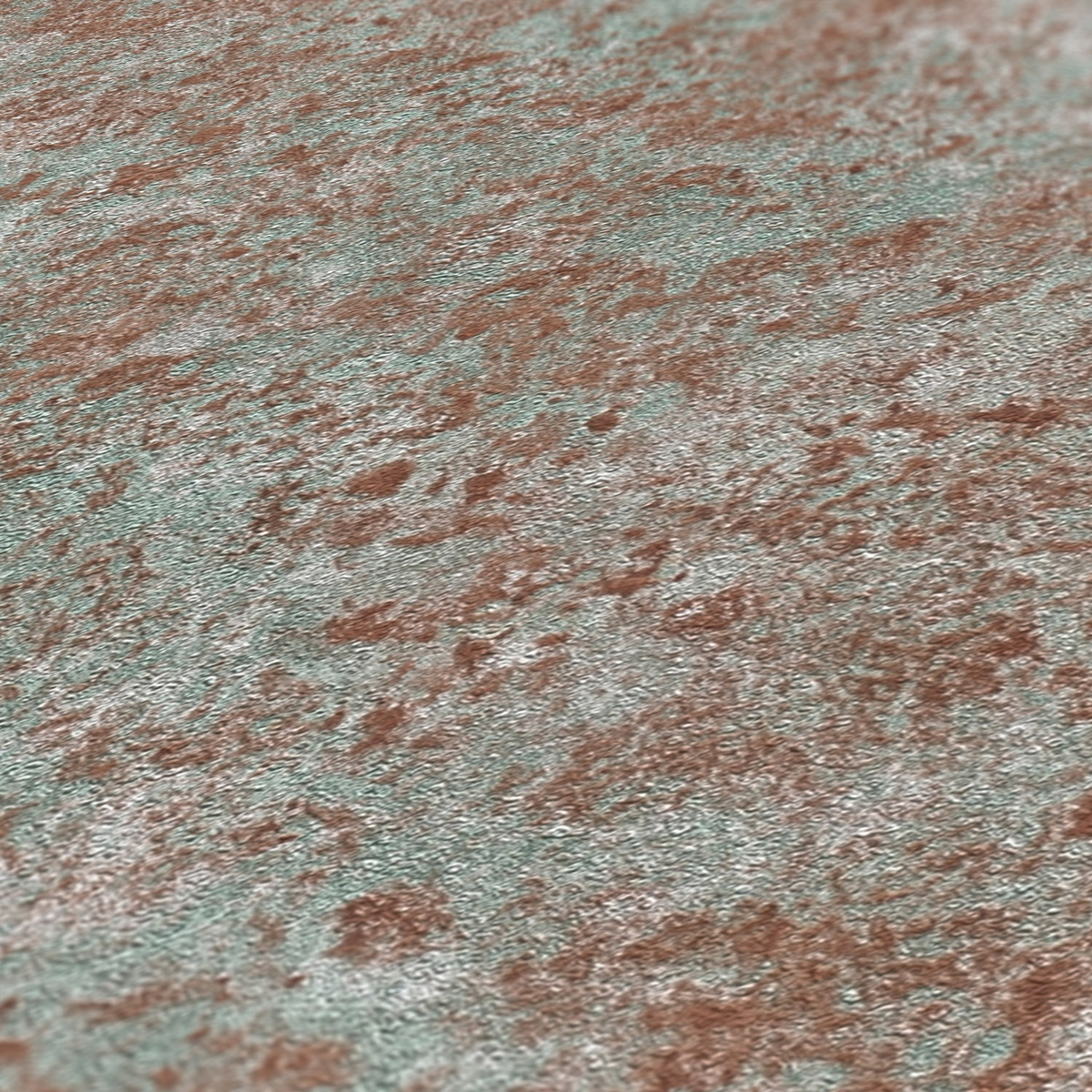 Papier peint Métal Stone argenté vert rouille - Metropolitan Stories 3 d'A.S. Création AMB3 | Réf. AS-391101