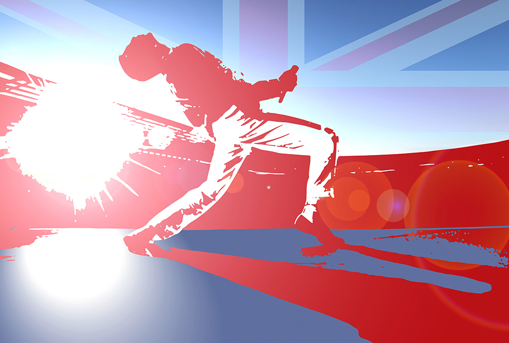 Papier peint panoramique Hommage à Q - Référence APD-471-525-400x270 - Intissé 200g/m2 - Standard 400 x 270