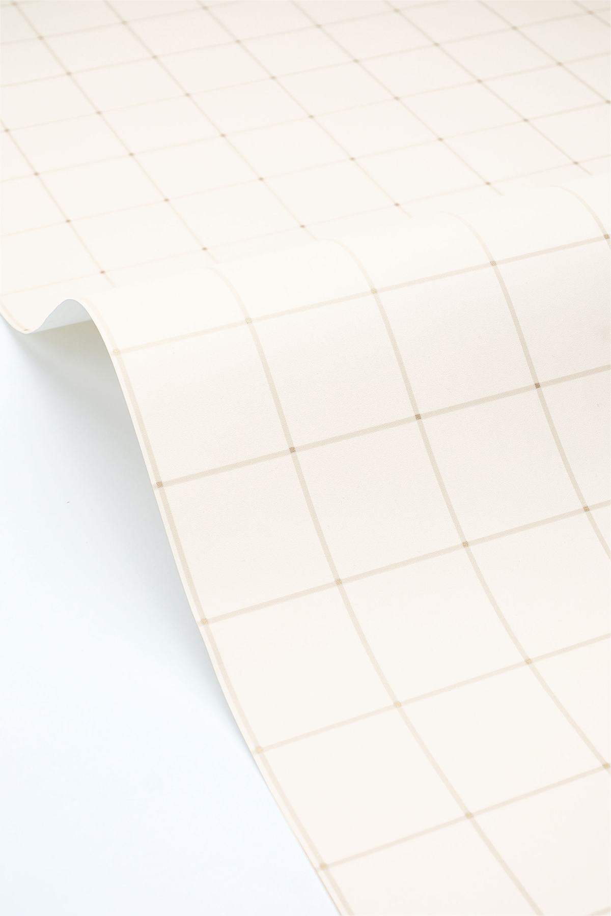 Papier peint Carreaux Minimalistes Alphonse beige doré - Maison Siméon de Casélio VAGUE | Réf. MSI107420157
