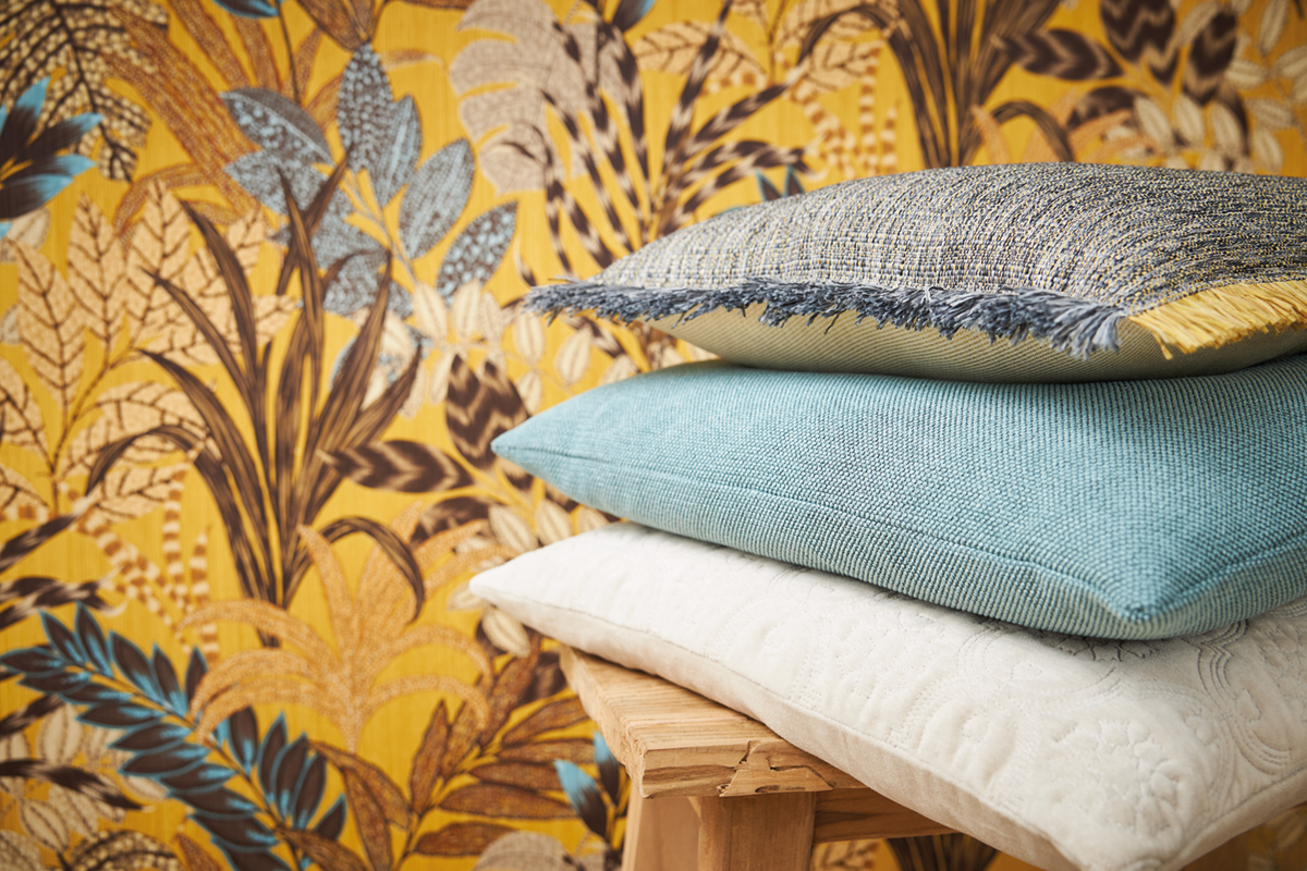 Papier peint Feuillages Exotiques maïs - Metropolitan Stories 2 d'AS Création | Réf. SP15488