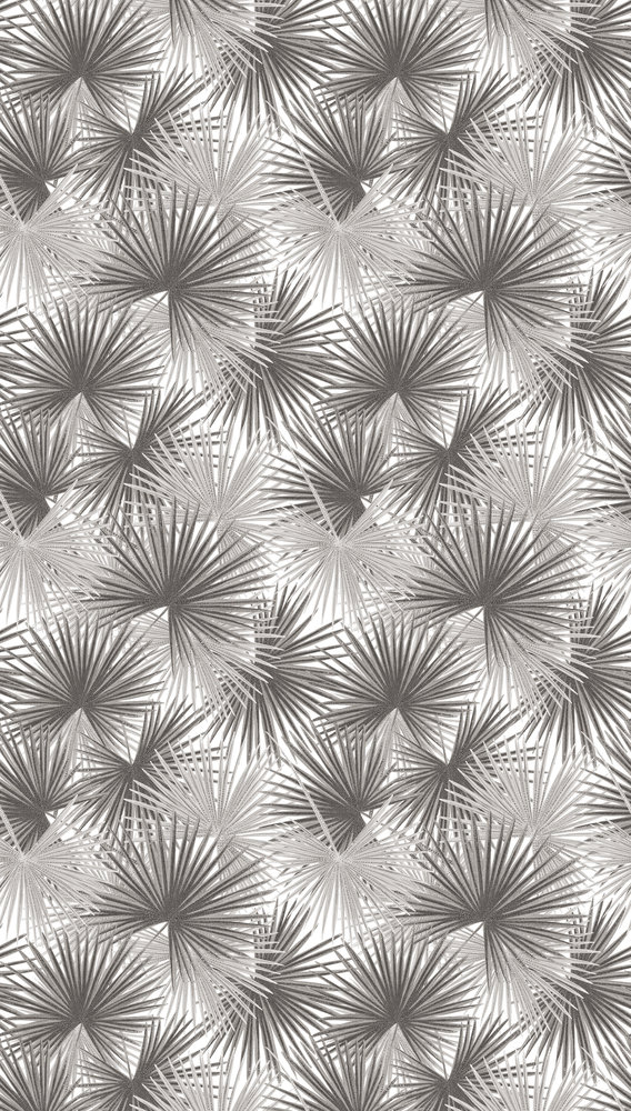 Papier peint panoramique Palmier Feuillage gris - Metropolitan Travel Stories d'A.S. Création | Réf. AS-391842