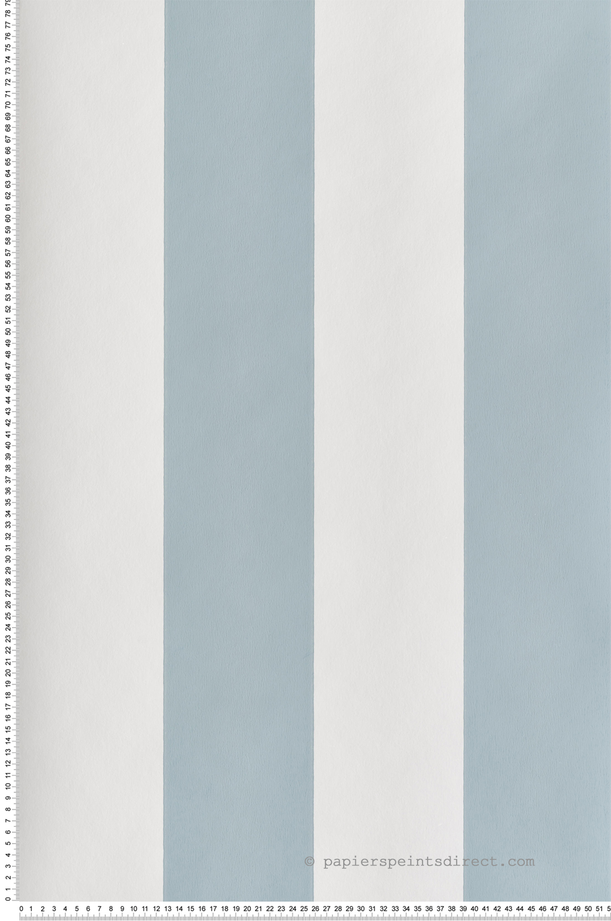Papier peint Rayure Broad Stripe Celestial Blue - Storybook Papers de Little Greene | Réf. 0231BSCELES