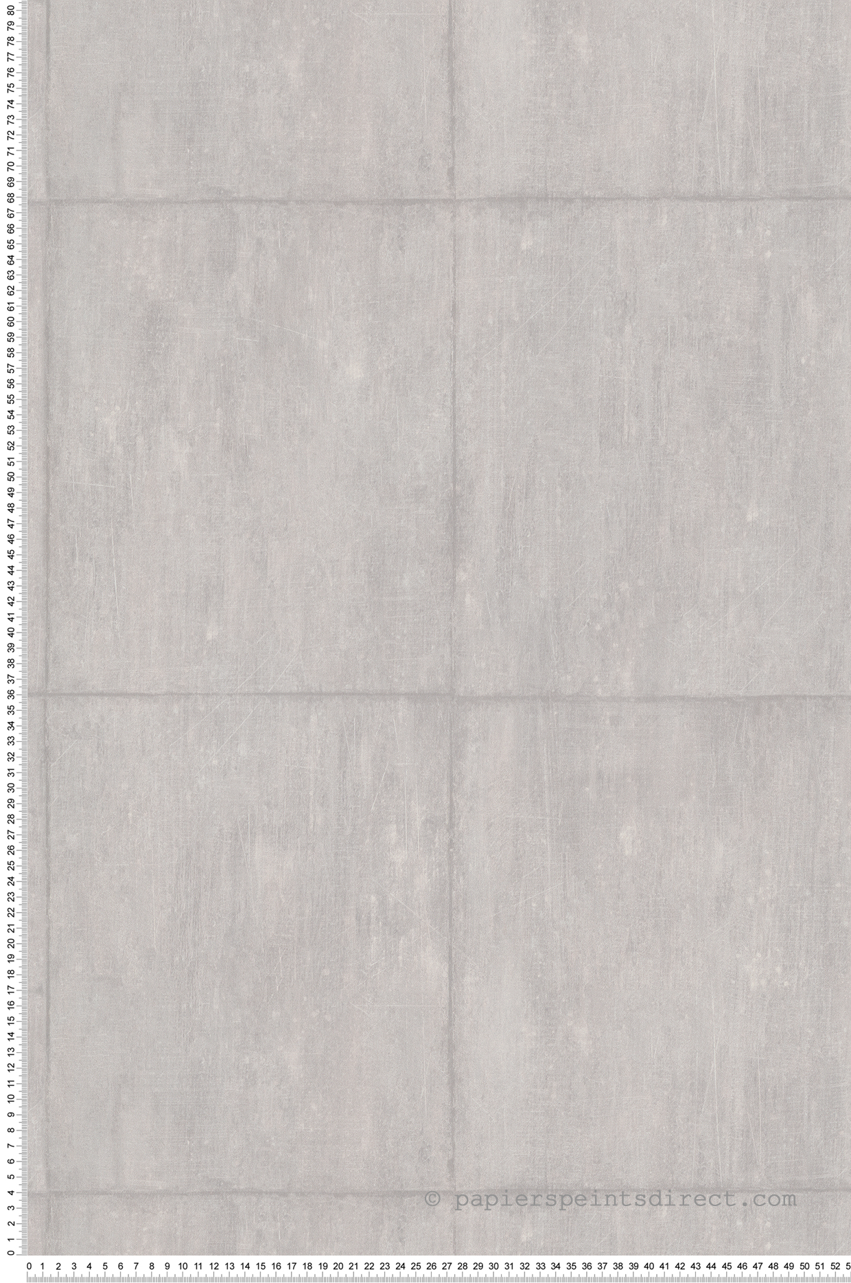 Papier peint Béton Carré Griffé gris ciment - Les Essentiels de Lutèce | Réf. LTC-UNI1070