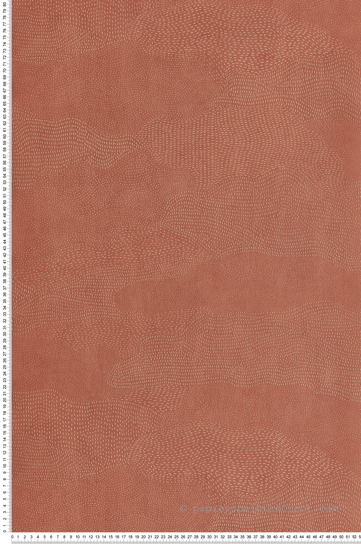 Papier peint Nuage Nubio terracotta - Matera de Casadéco | Réf. MATA201133535