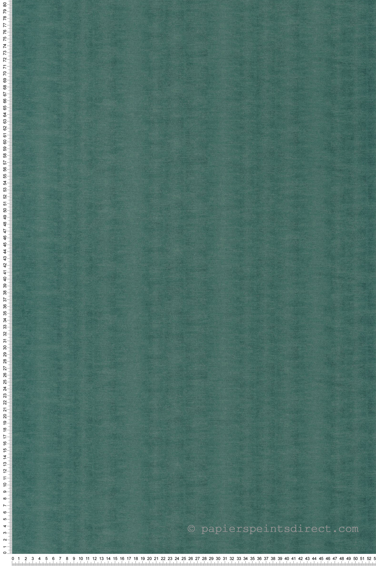 Papier peint Faux uni Vera vert émeraude - Idylle (Tenue de Ville) de Casadéco | Réf. IDYL83887507