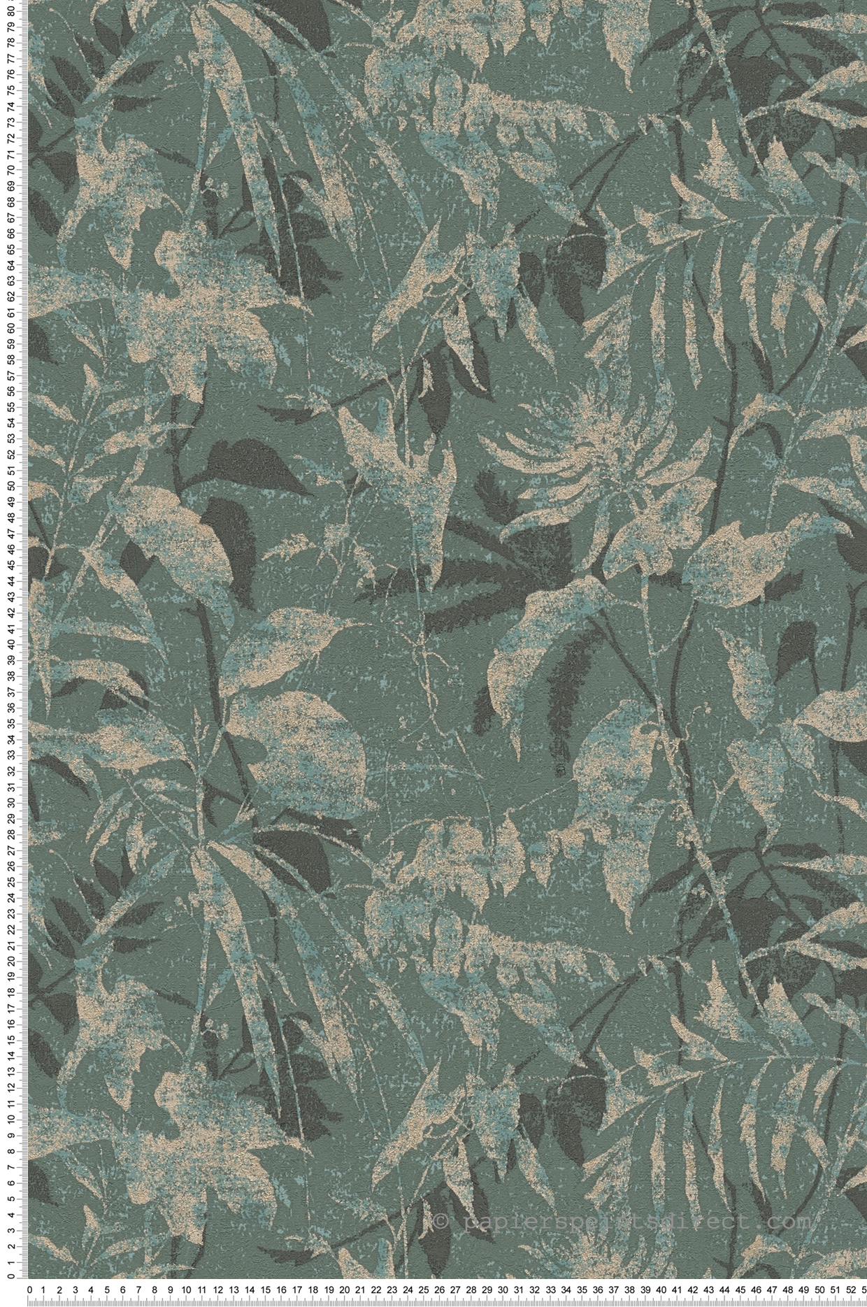 Papier peint Végétaux Jungle vert paon doré - Metropolitan Stories 4 Hot Spots d'A.S. Création | Réf. AS-782035