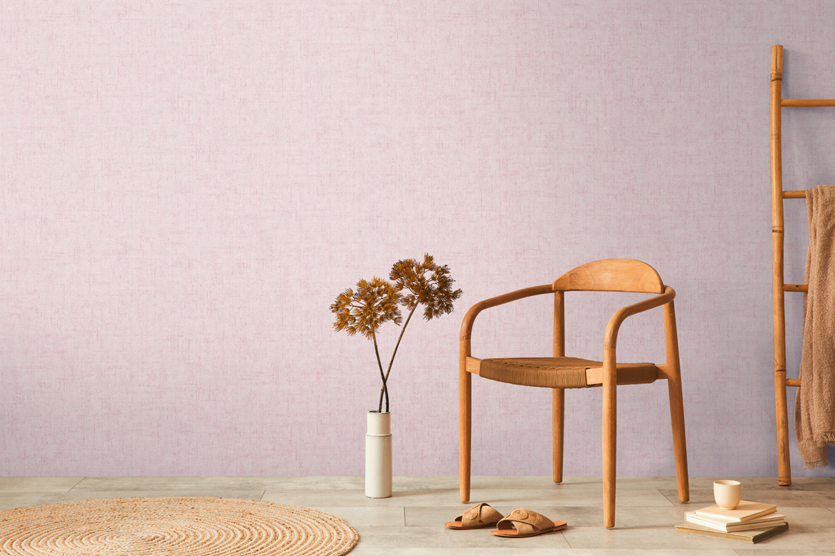 Papier peint Uni Béton parme pastel métallisé - Cosmoliving d'A.S. Création AMB3 | Réf. AS-791094