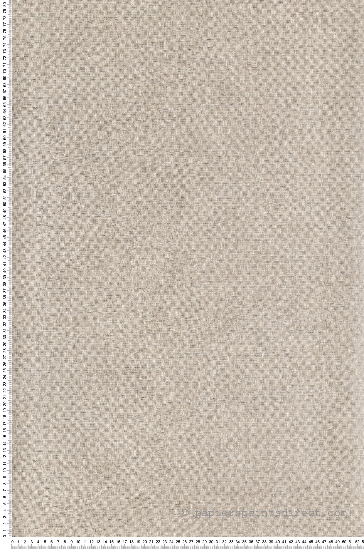 Papier peint Uni Taupe blanc - Linen de Casélio | Réf. INN68521980