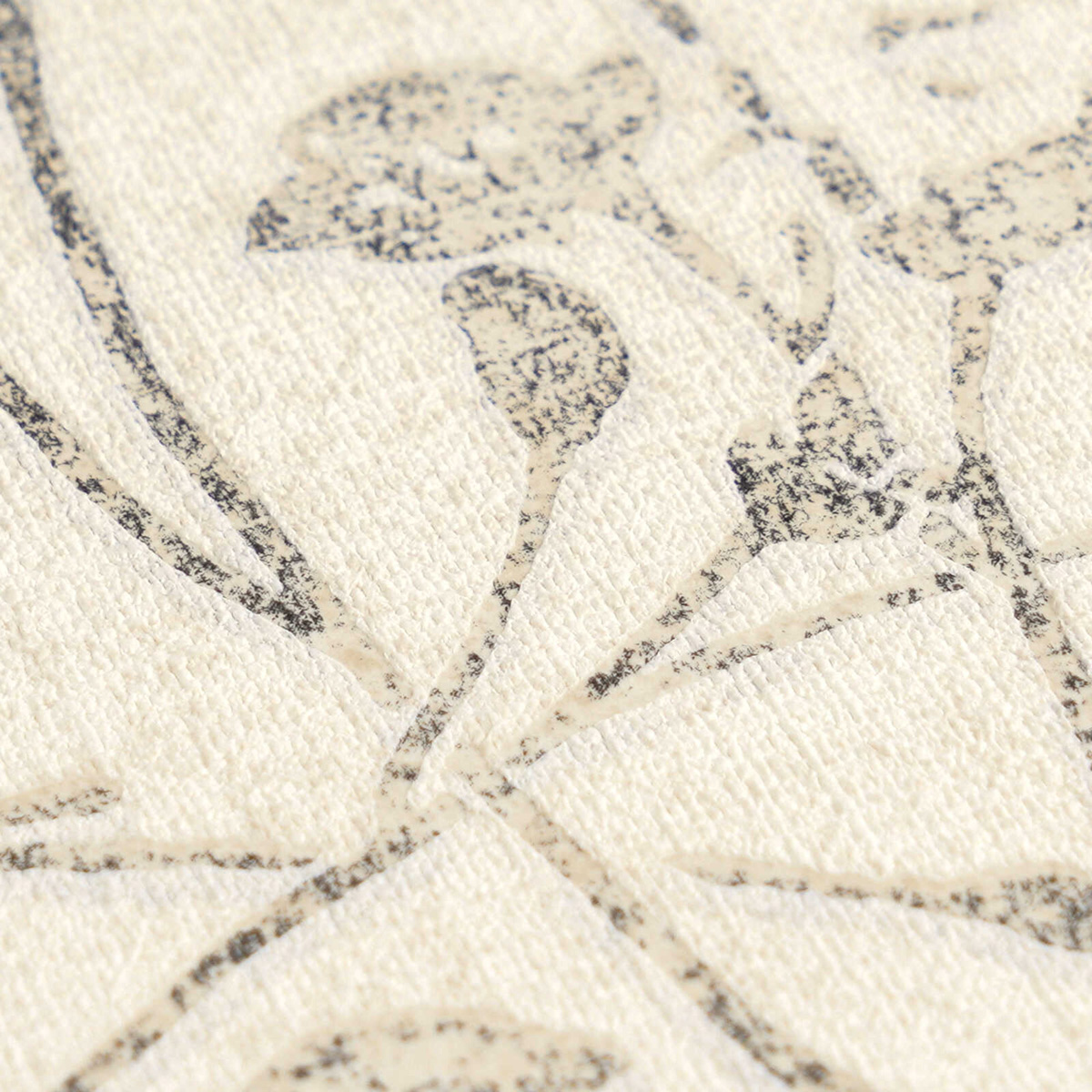 Papier peint Botanique Feuillage anthracite beige irisé - Vibes & Styles d'A.S. Création AMB5| Réf. AS-790041