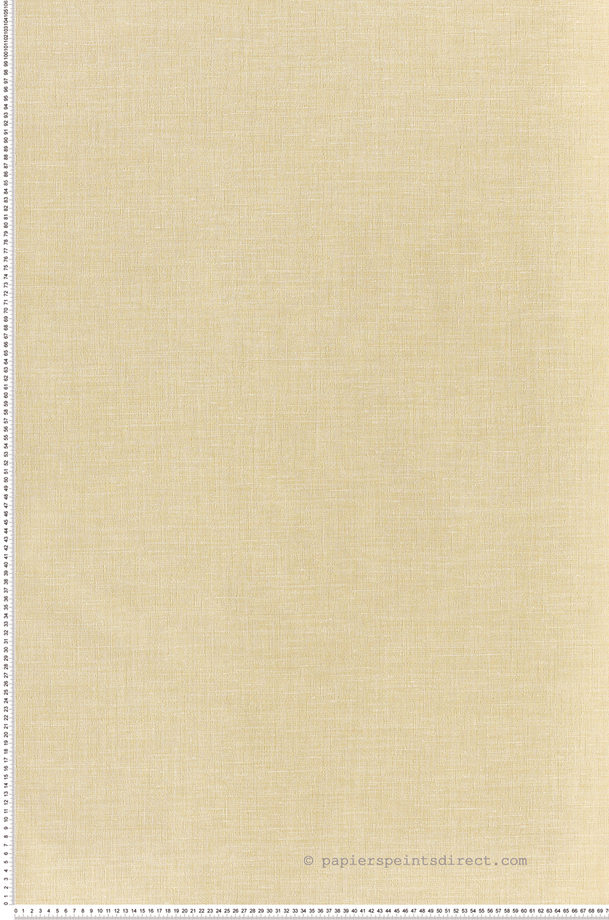 Papier peint Lin Shinok jaune vanille - Le Lin 3 de Casamance | Réf. CAS-F73819262