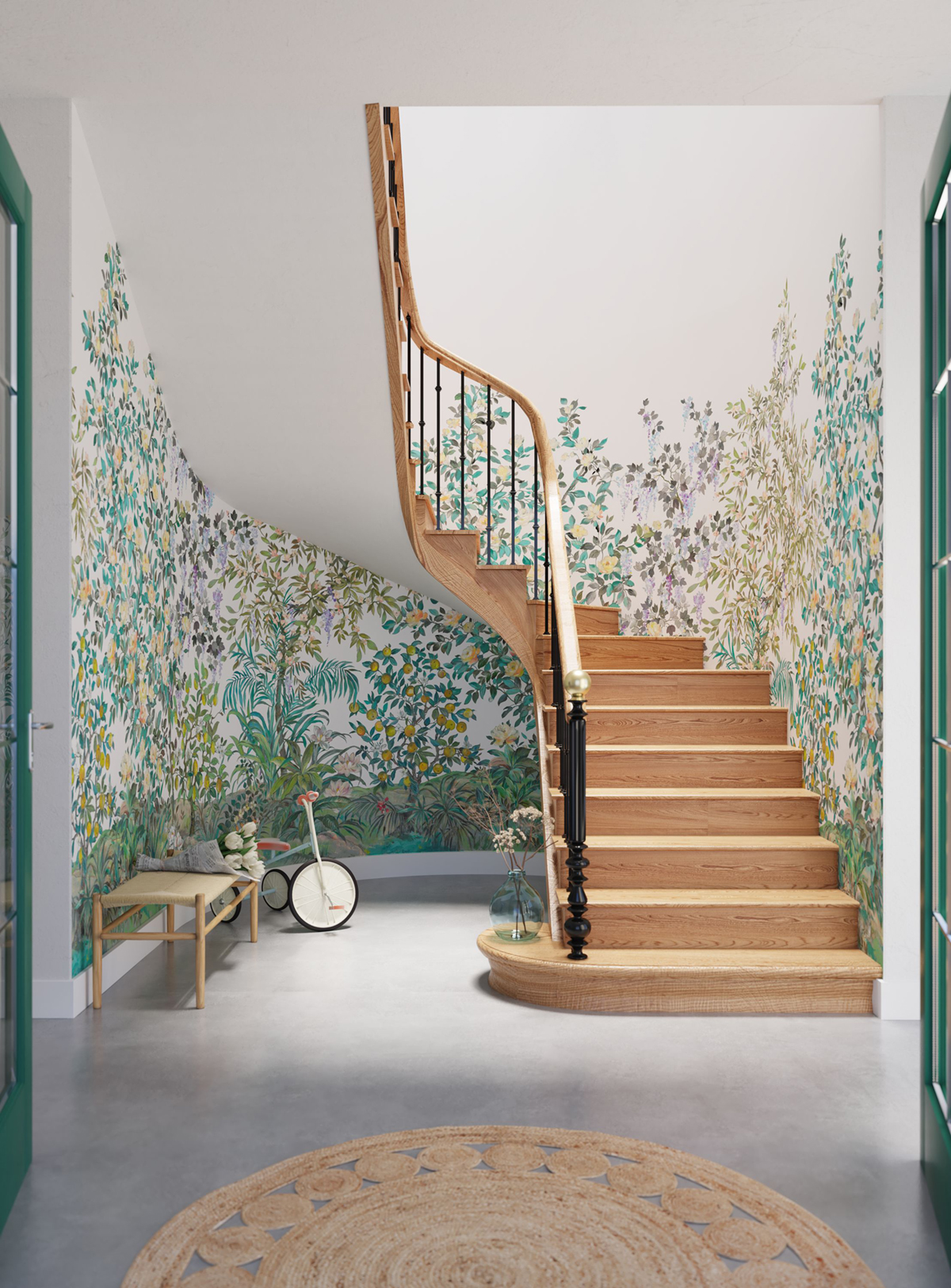 Papier peint panoramique Confidences Sous l'Oranger S multico 300X250 - Wonderwalls 2 de Casadéco | Réf. WDWD200117907