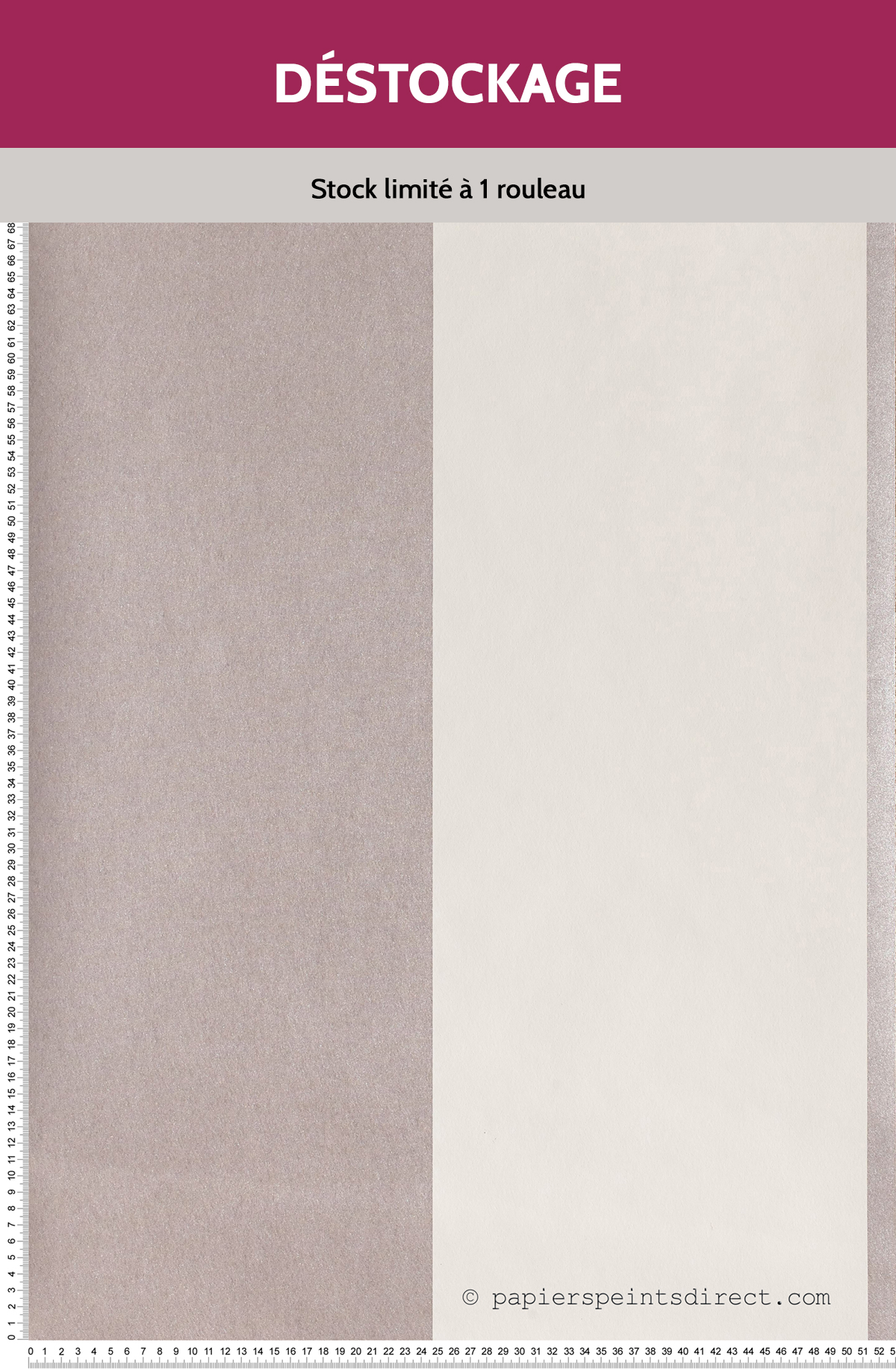 Papier Peint Destockage - Rayures XL grises