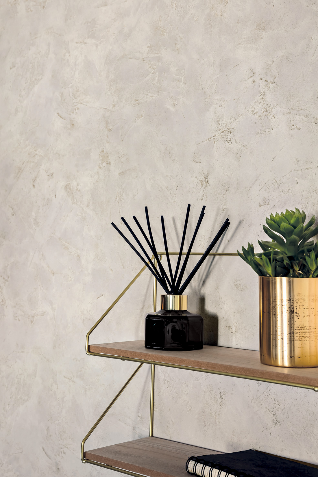 Papier peint Effet béton craie irisé - Patine de Casélio | Réf. PAI100221717