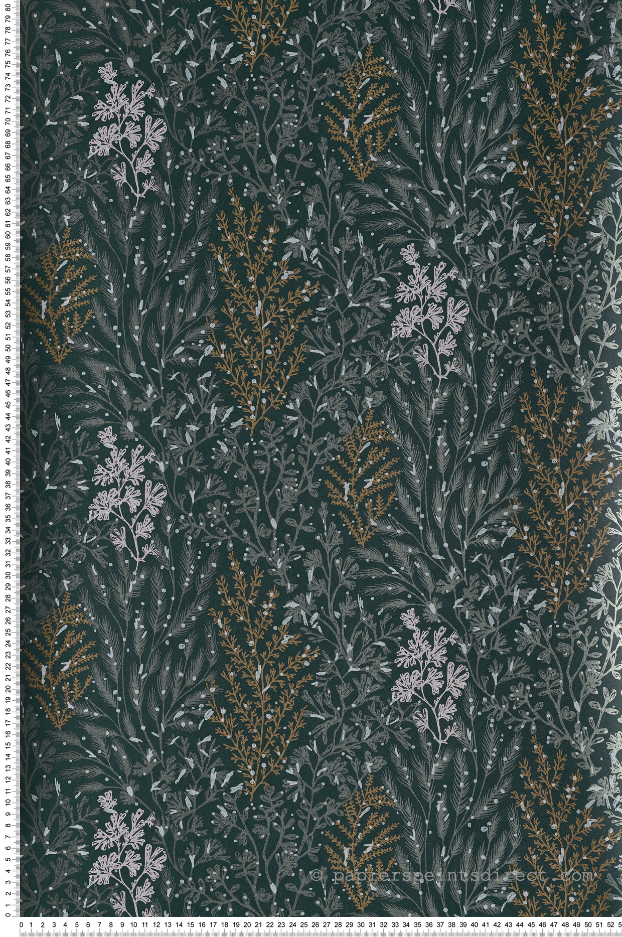 Papier peint jardin aquatique Isoete vert - Blossom de Casamance | Réf. CAS-74350324