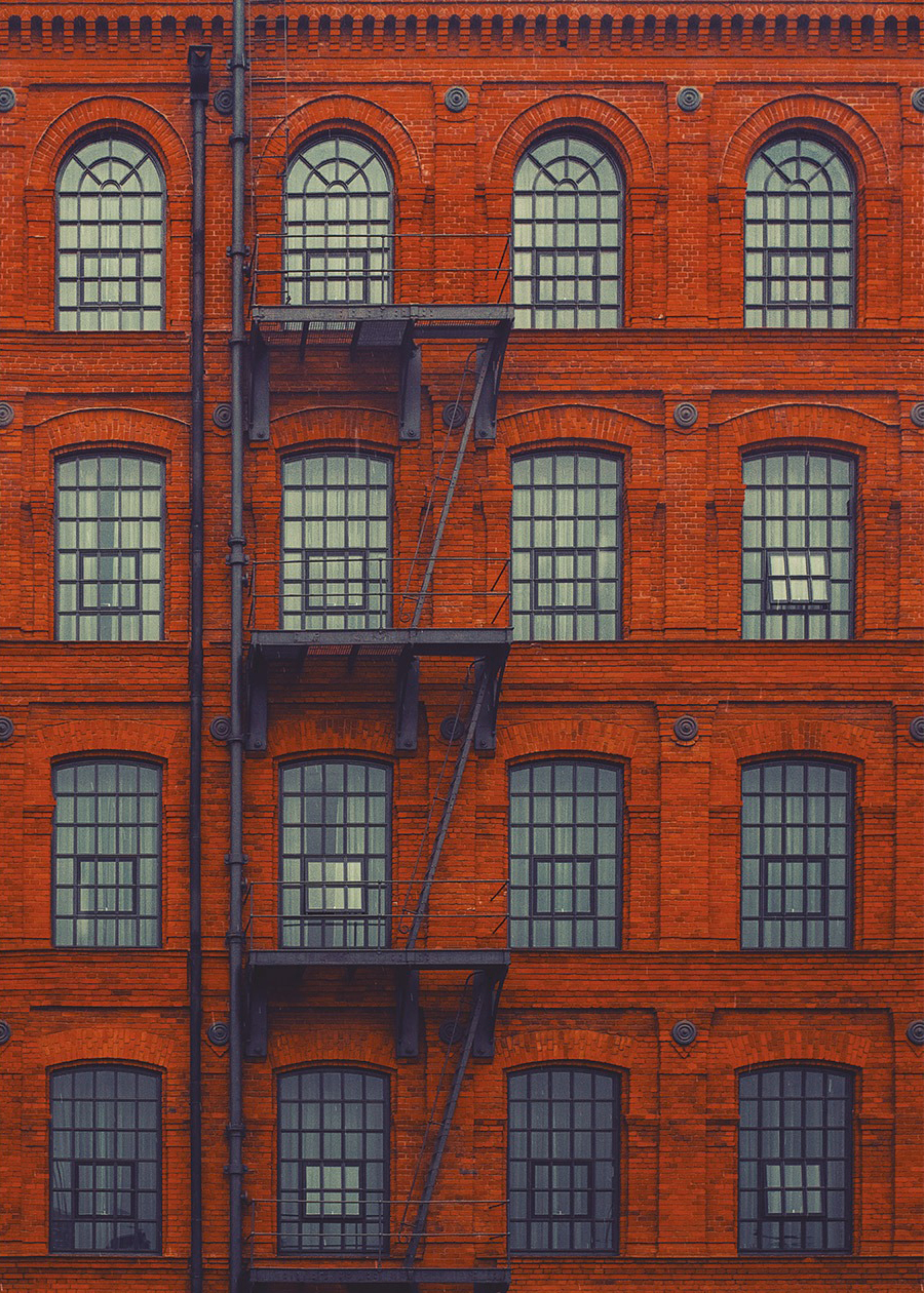 Panoramique immeuble rouge - Collection Tonic de Casélio