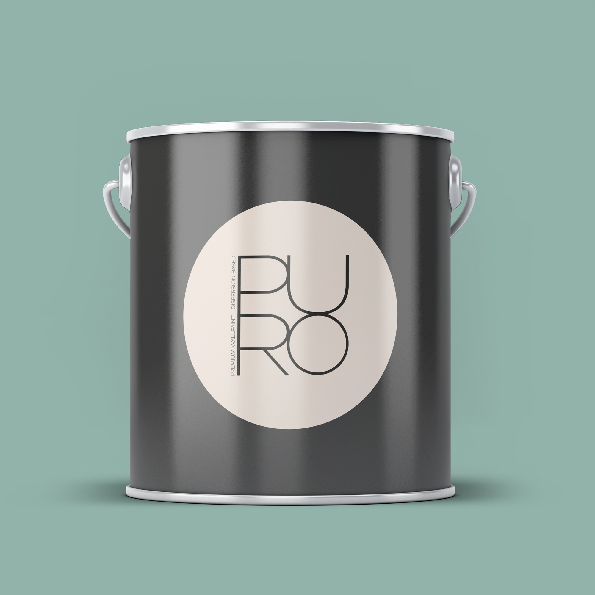 Image d'un pot de 5 litres de peinture Puro vert soft green - c4002