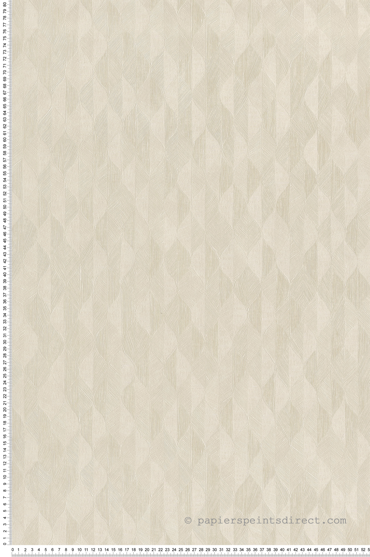 Papier peint Feuille Art Déco Tarrazu beige sable - Vegetals de Casadéco | Réf. VEGE201271221