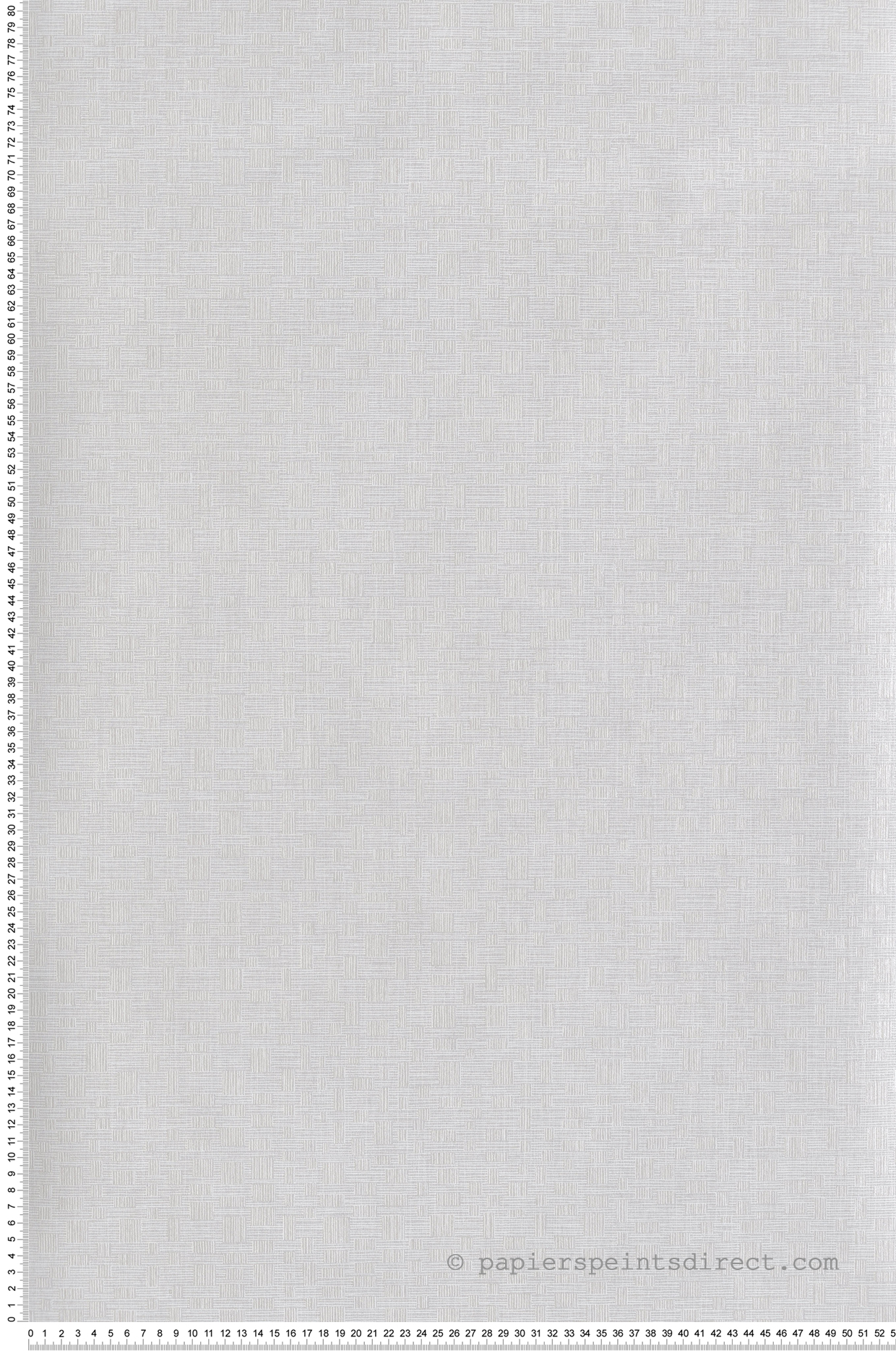 Papier peint Tissage Tonnet grège argenté - Romance de Masureel | Réf. MAS-ROM305