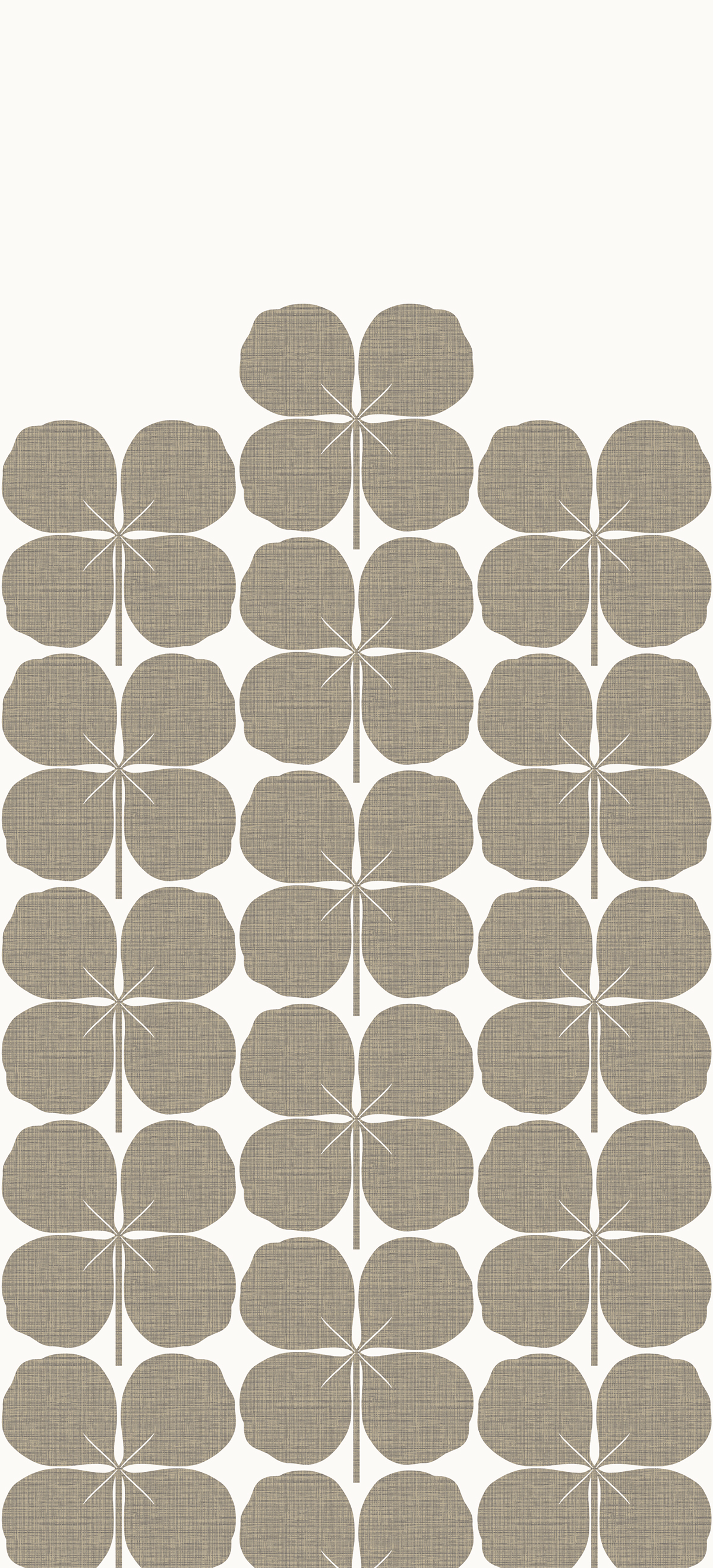 Papier peint panoramique Trèfle à 4 Feuilles Bonheur Grès A - 1/2/3 - Isidore Leroy