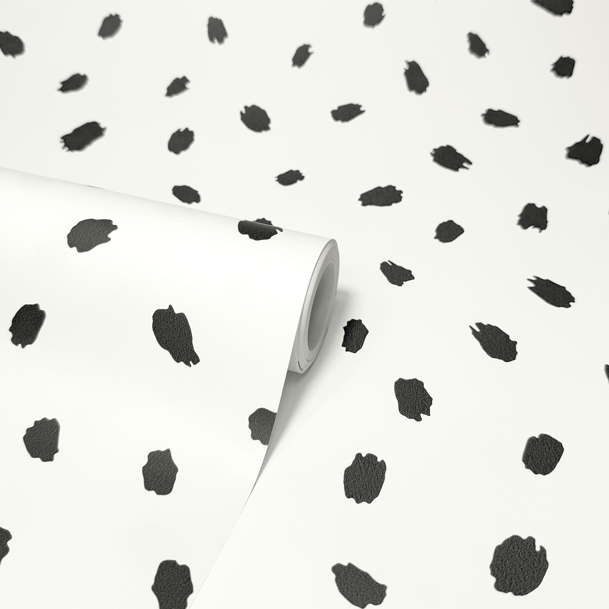 Papier peint Tâche Animaux noir et blanc - Imagine de Lutèce ROLL | Réf. LTC-DL27542