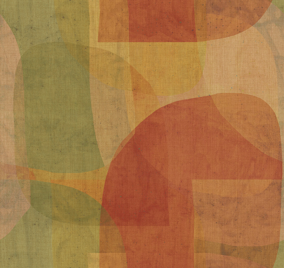 Papier peint Formes Artistiques rouge vert - Atacama de Montecolino | Réf. MC-IMD28130