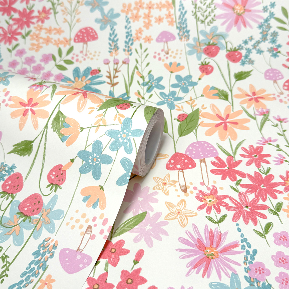 Papier peint Fleurs Jardin rose - Imagine de Lutèce ROLL | Réf. LTC-DL27561