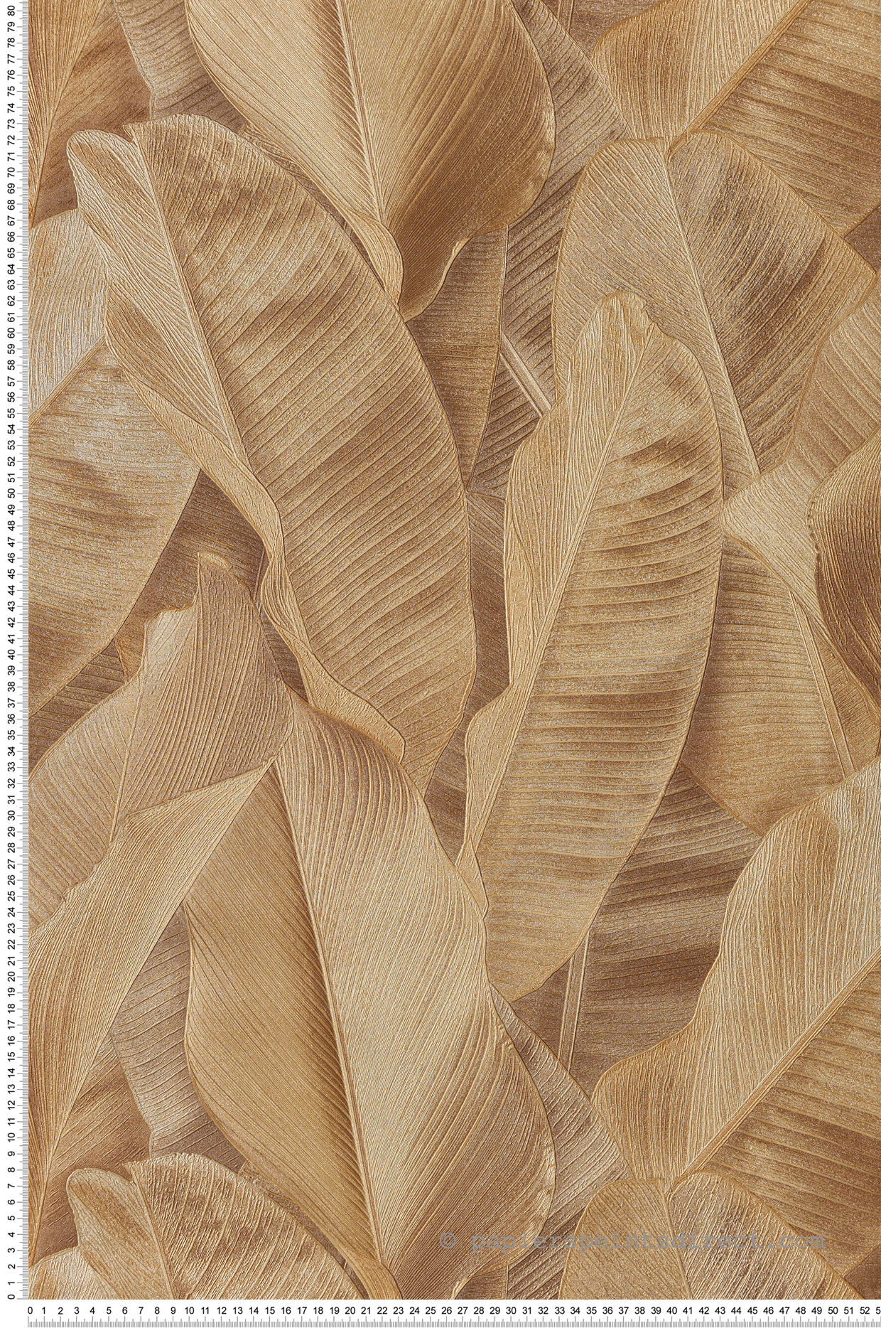 Papier peint Feuille Banana doré - Folium de Montecolino | Réf. MC-FO17802