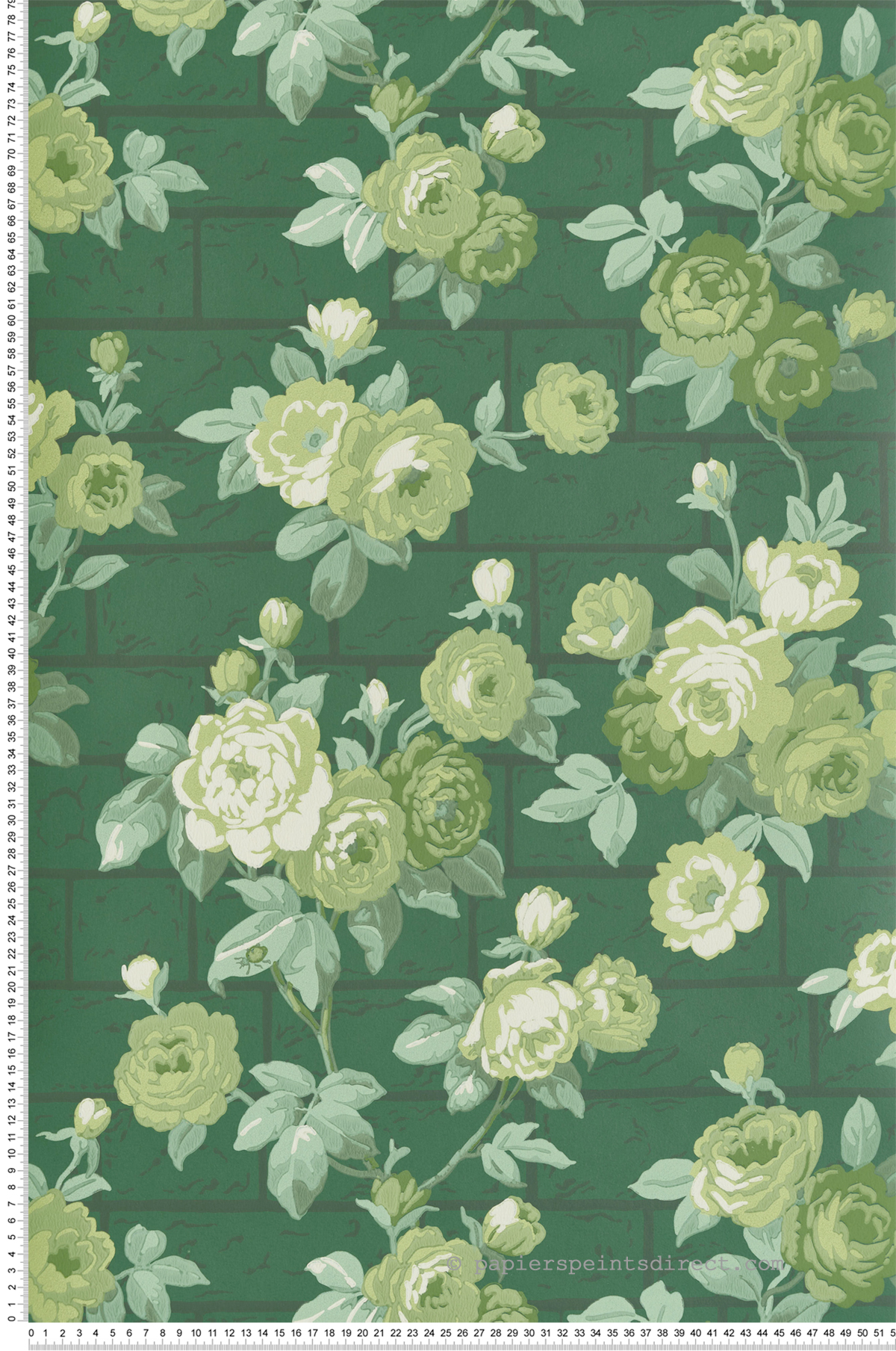 Papier peint Rose Garden Puck - In The Garden de Little Greene | Réf. 0234RGPUCKZ