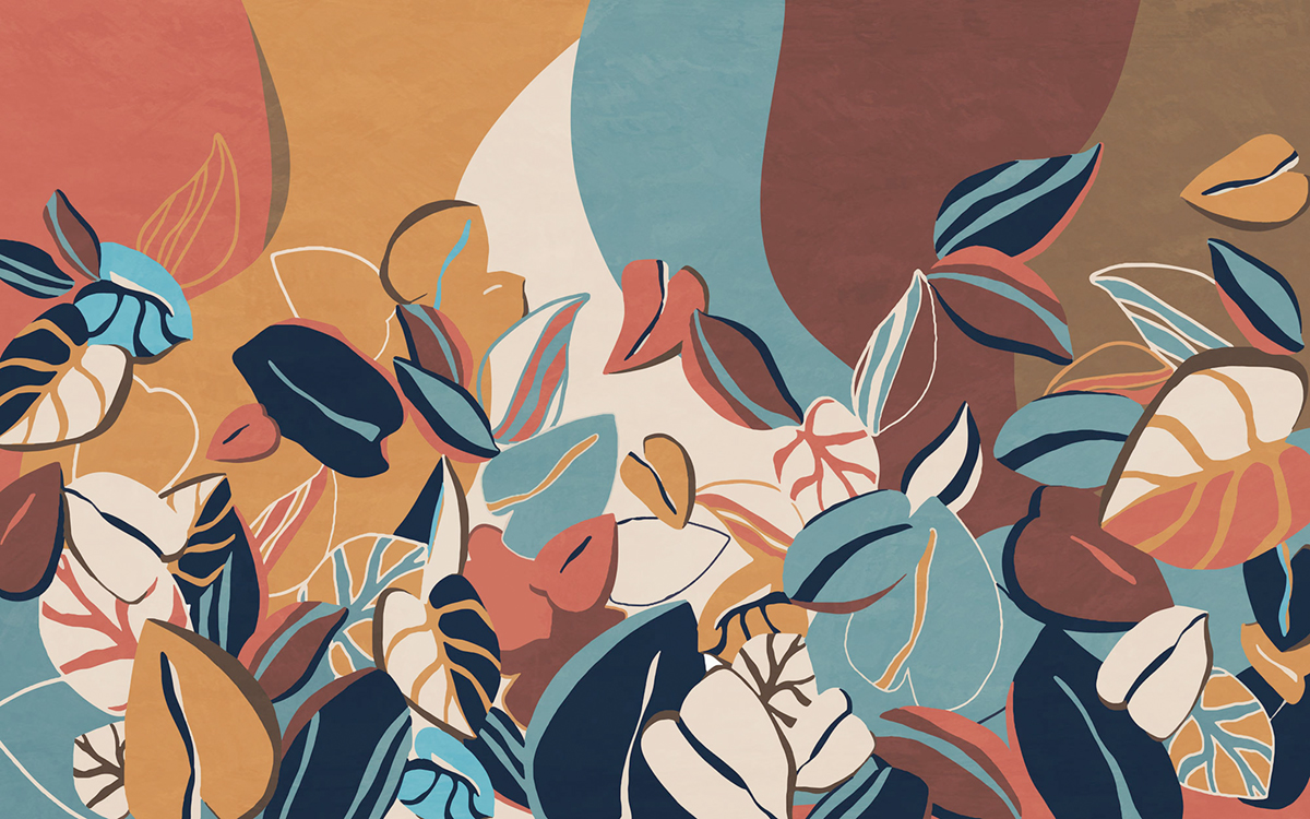 Papier peint panoramique Nature Design Audrey - Papier peint Komar Pure 2