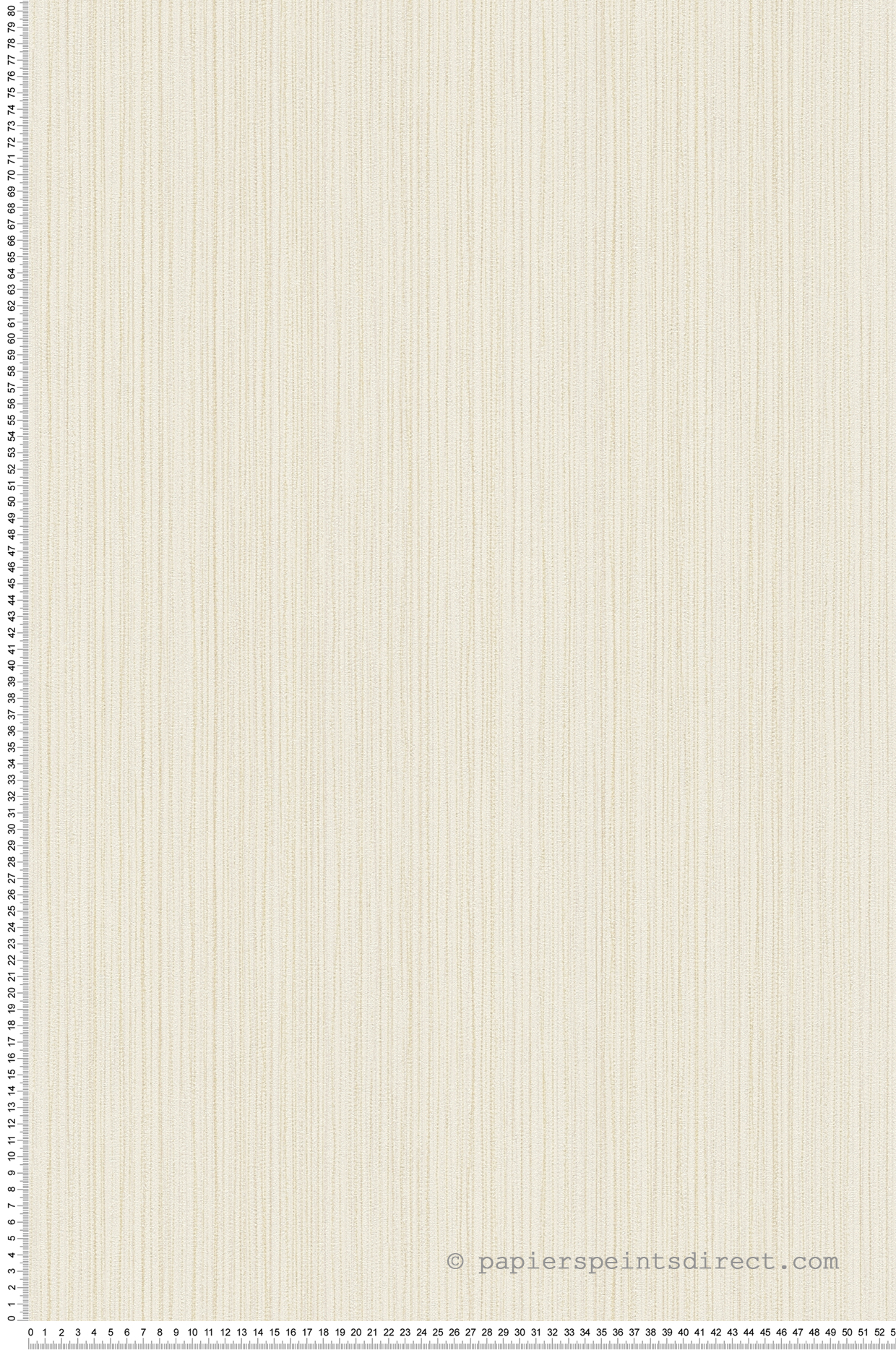 Papier peint Faux Uni Rayure ivoire doré - The BOS d'A.S. Création | Réf. AS-388197