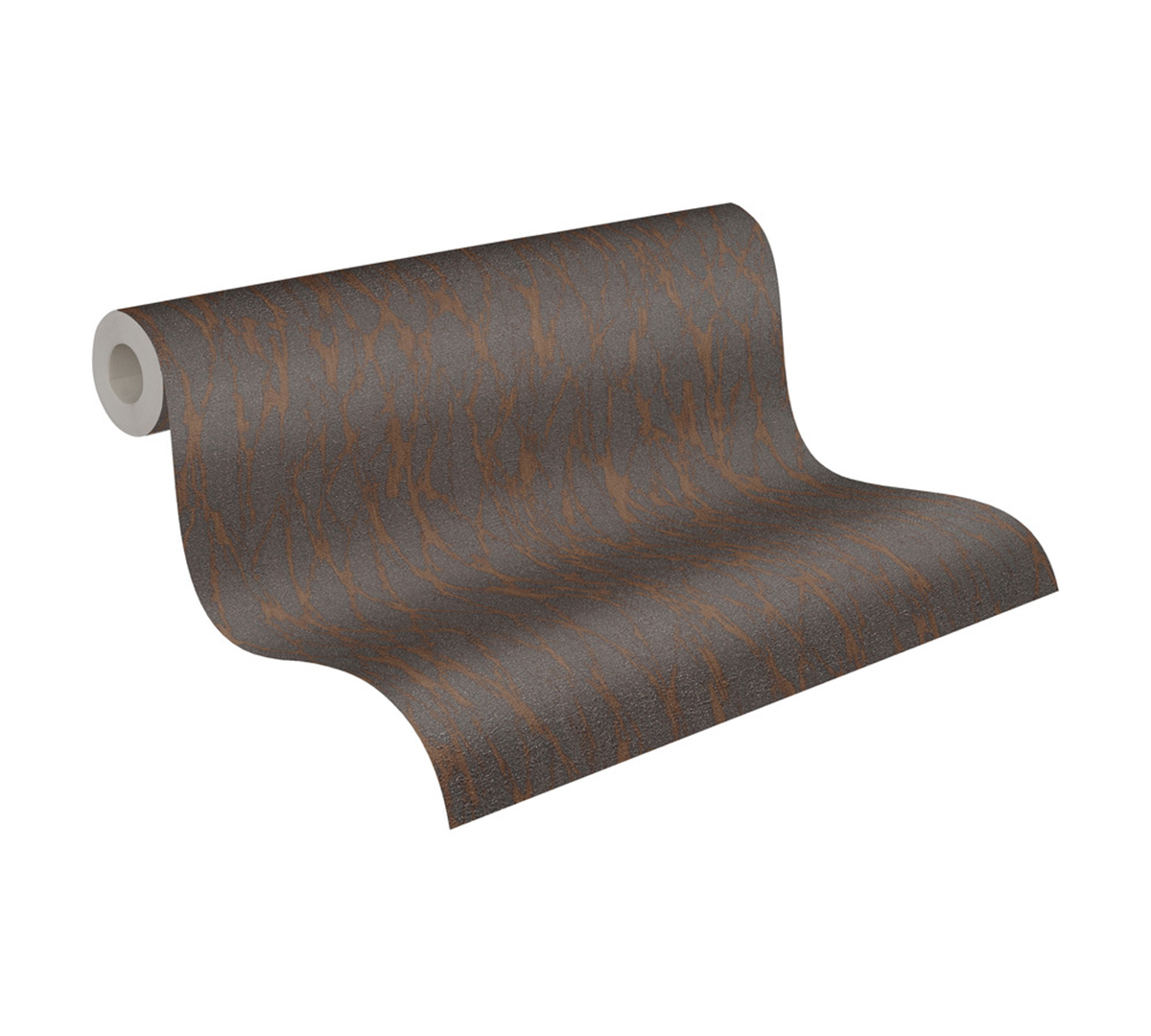 Papier peint Faux Uni Écorce marron - Smart Surfaces d'A.S. Création AMB3| Réf. AS-395634