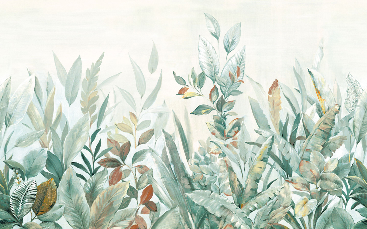 Papier peint panoramique Nature Sauvage S vert 400x250 - Wonderwalls de Casadéco | Réf. WDWS89117710