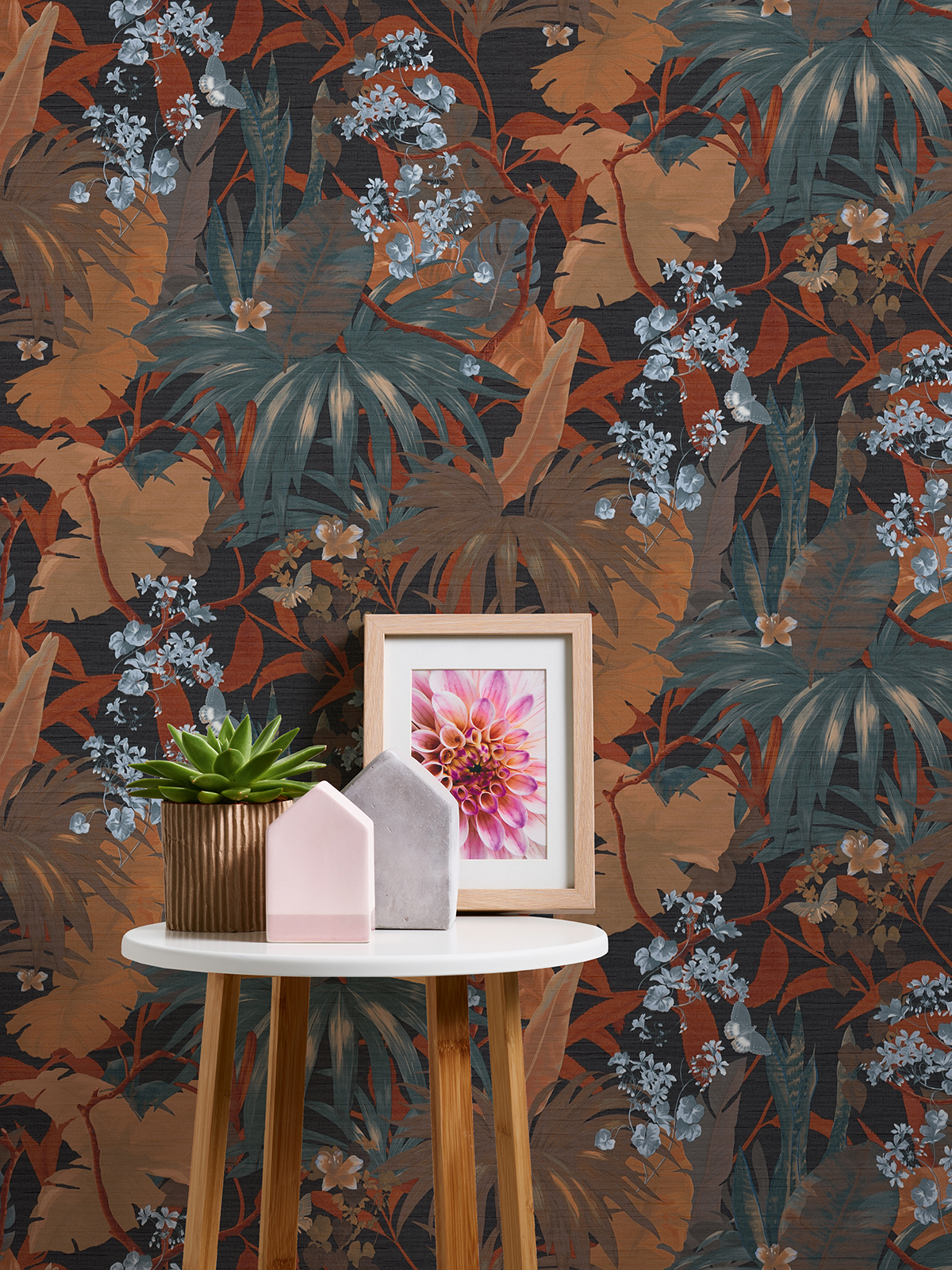 Papier peint Destockage - Tropical et Papillon noir - Desert Lodge de Livingwalls