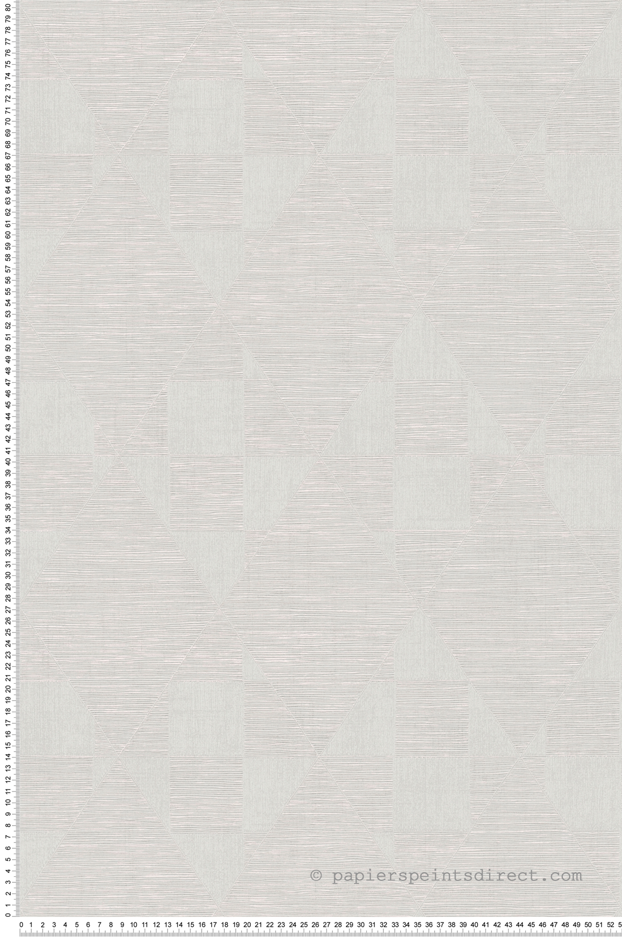 Papier peint Métallisé Matière Losange ivoire - Titanium 3 d'AS Création | Réf. SP15592