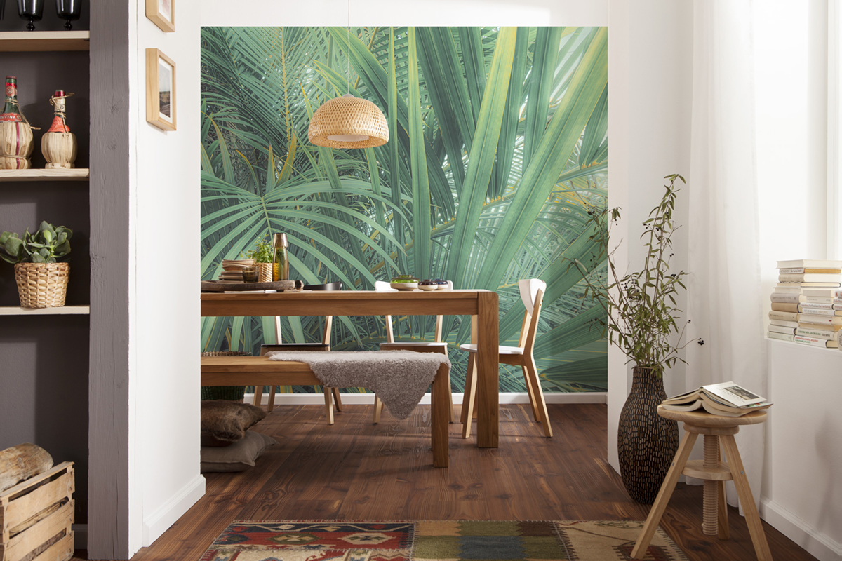 Papier peint panoramique Palmes Foggy Fern - Papier peint Komar Pure 2