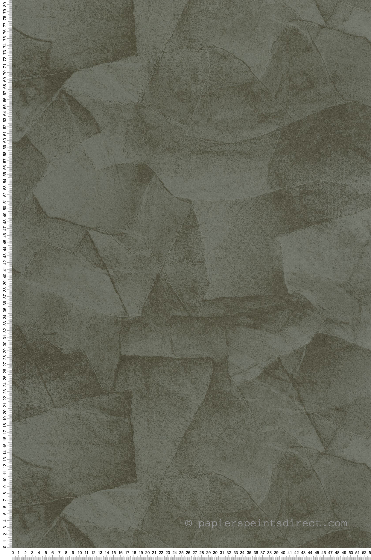 Papier peint Collage Papier Colle vert sapin - Papercraft de Casadéco | Réf. PAPC89637505